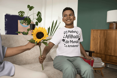 T-shirt  "Melhor Afilhado do Mundo"