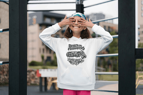 Hoodie Kids "Street Queen" – Edição Revolta das Ferramentas
