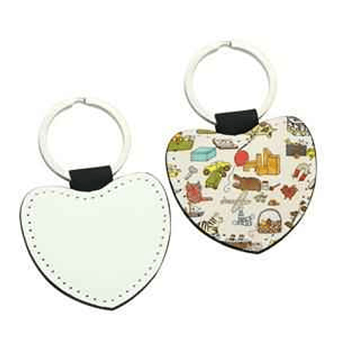 Porta-chaves Coração Personalizável