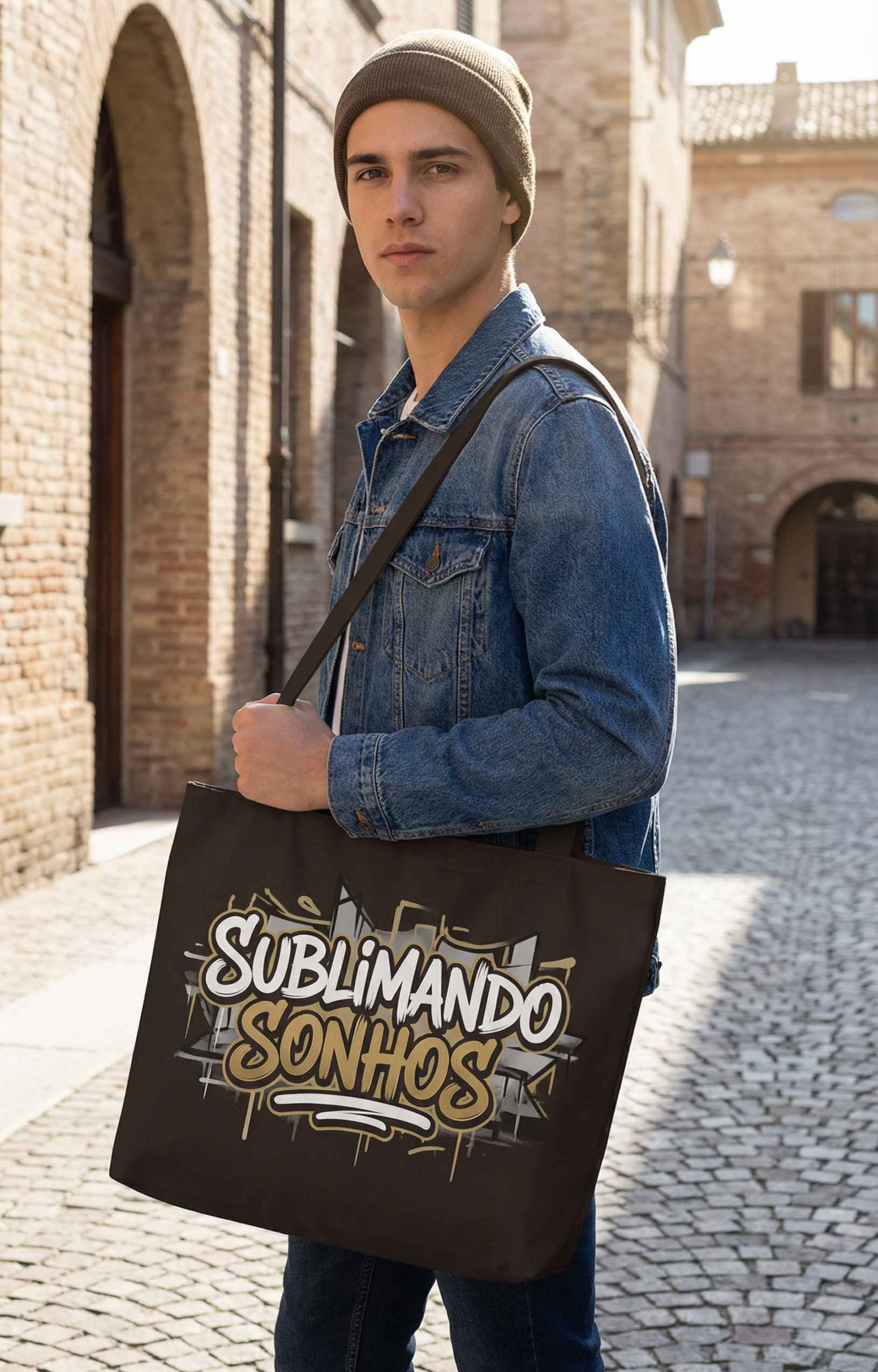 Maxi Tote Bag Premium Personalizável - Lona de 39L 1