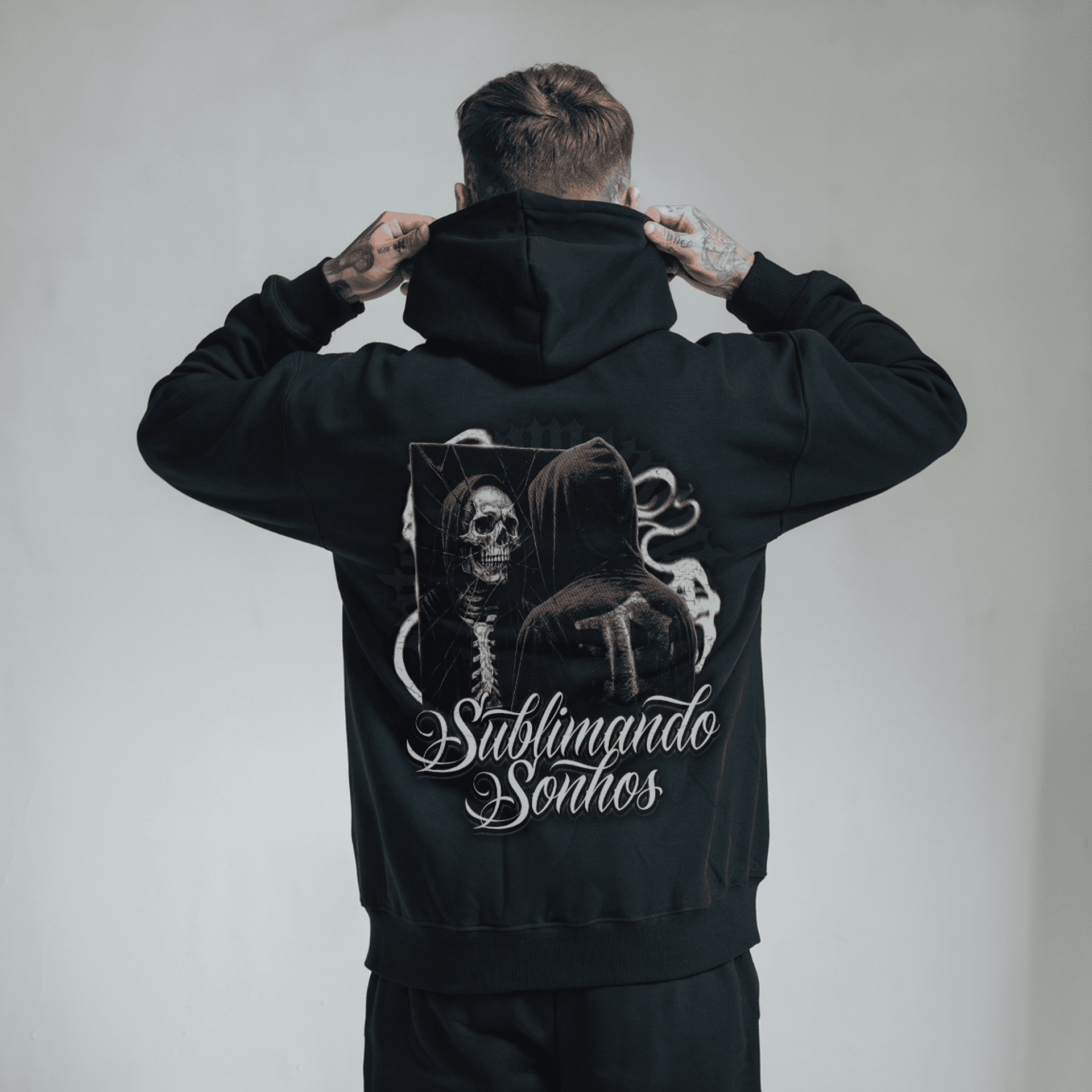 Hoodie Premium Death Mirror - Streetwear Edição Gothic Limitada 1