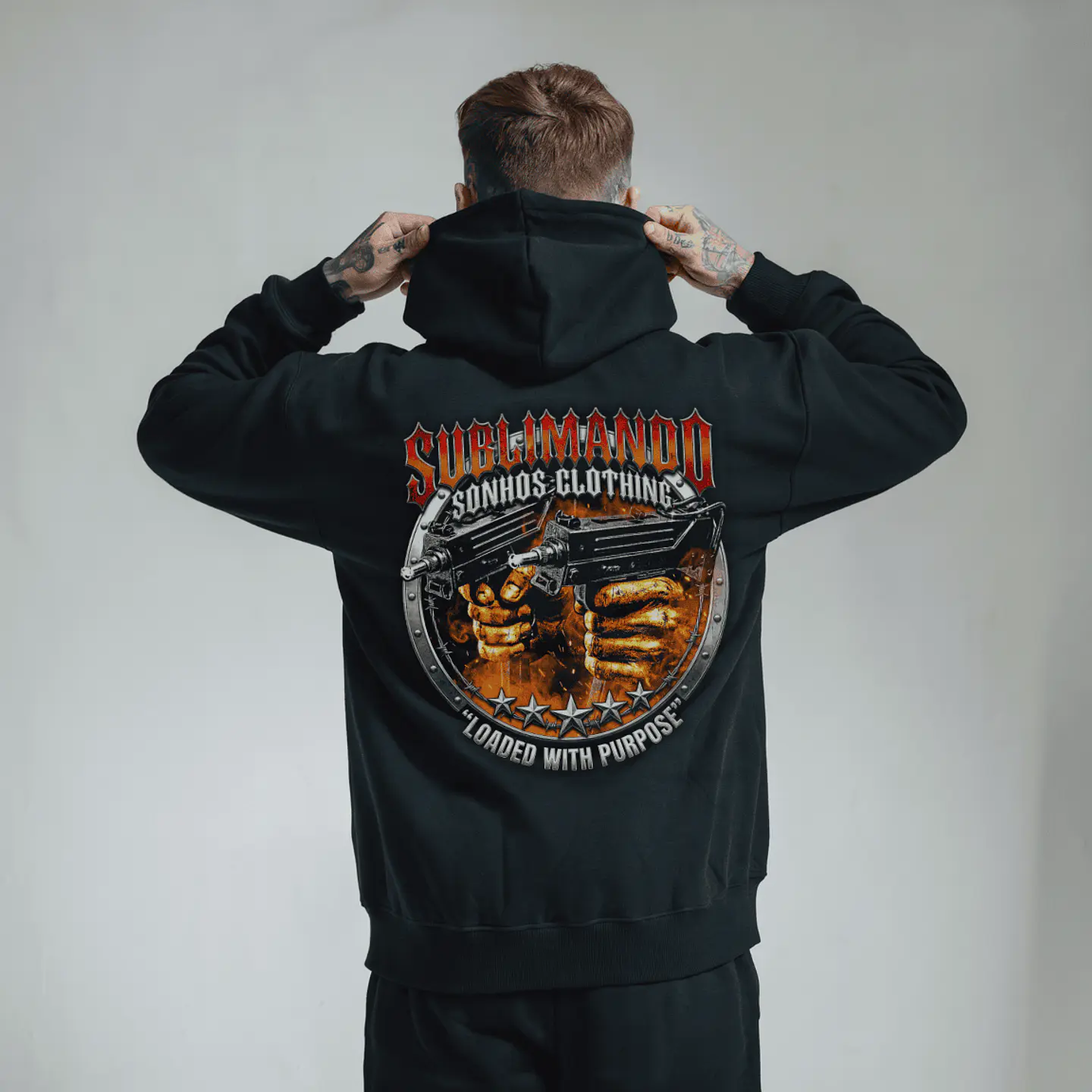 Hoodie Premium Tactical Purpose - Edição Gótica Sublimando Sonhos 1