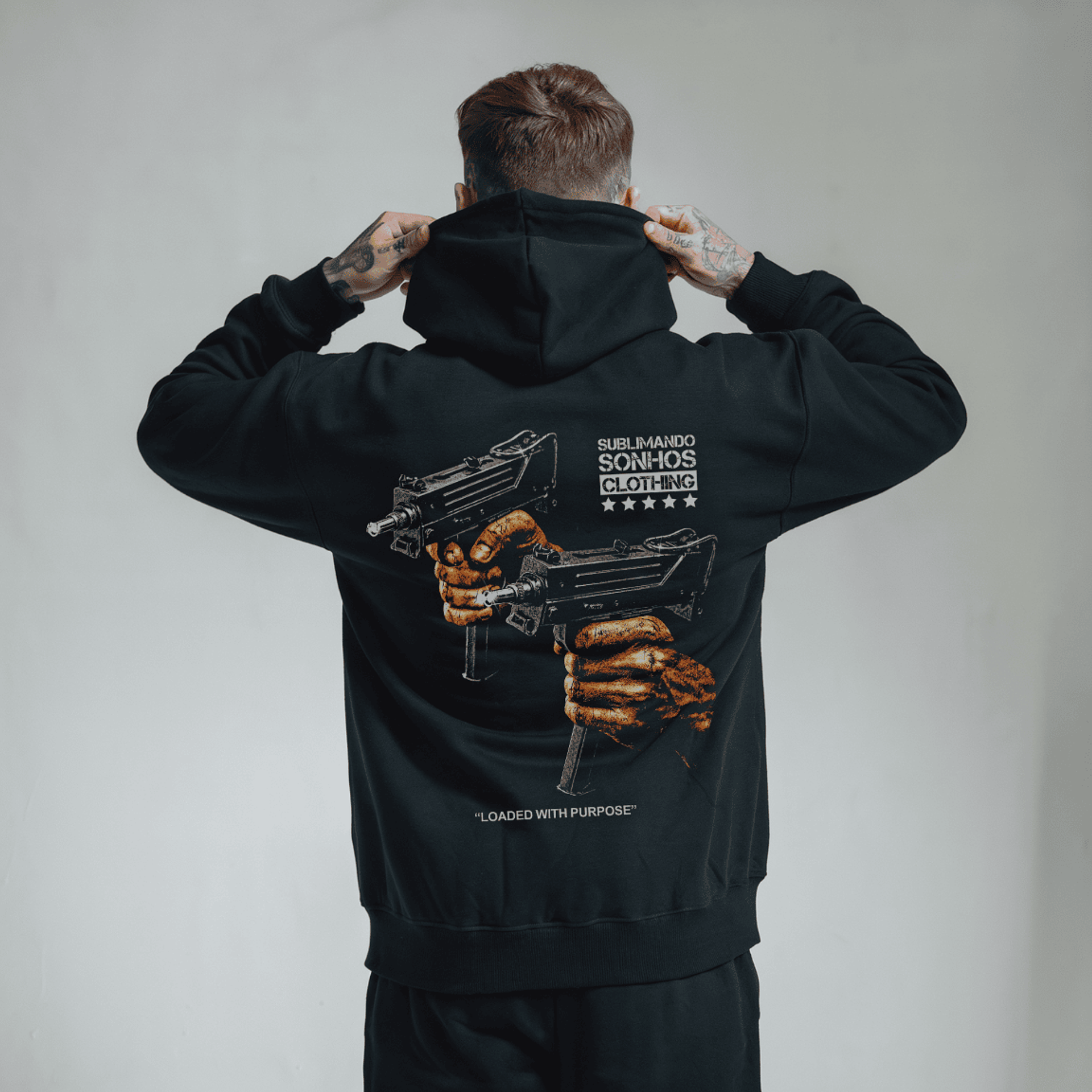 Hoodie Premium Tactical Uzi Shield - Edição 