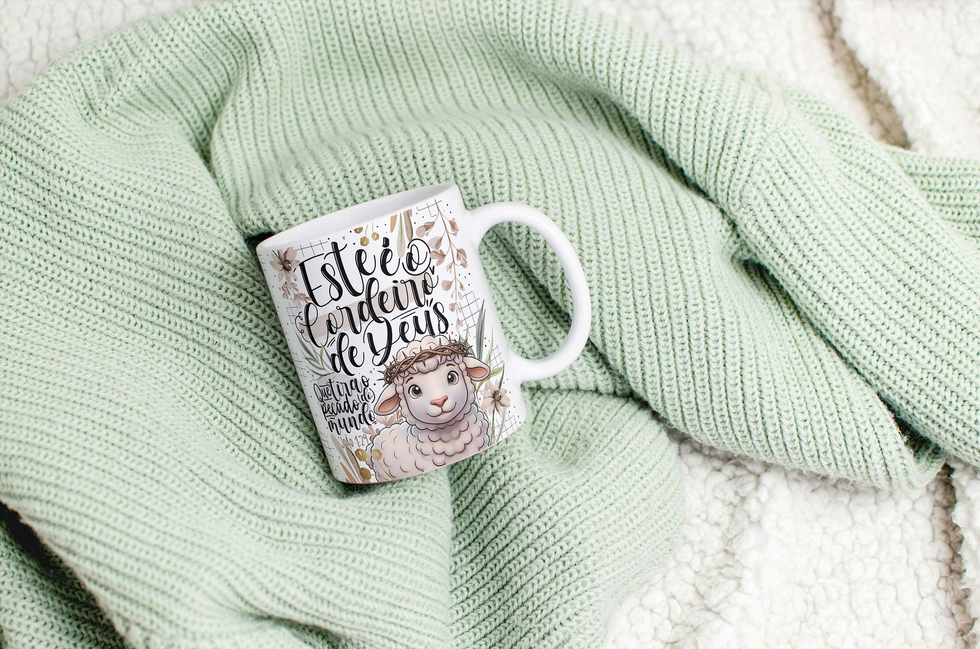 Caneca de Páscoa Religiosa: Um Brinde com Significado 1