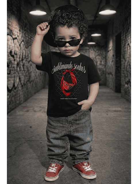 T-shirt ou Hoodie Infantil Sublimando Sonhos Bandan