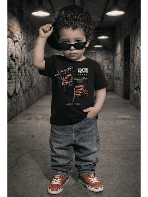 T-shirt ou Hoodie Infantil Loaded With Purpose