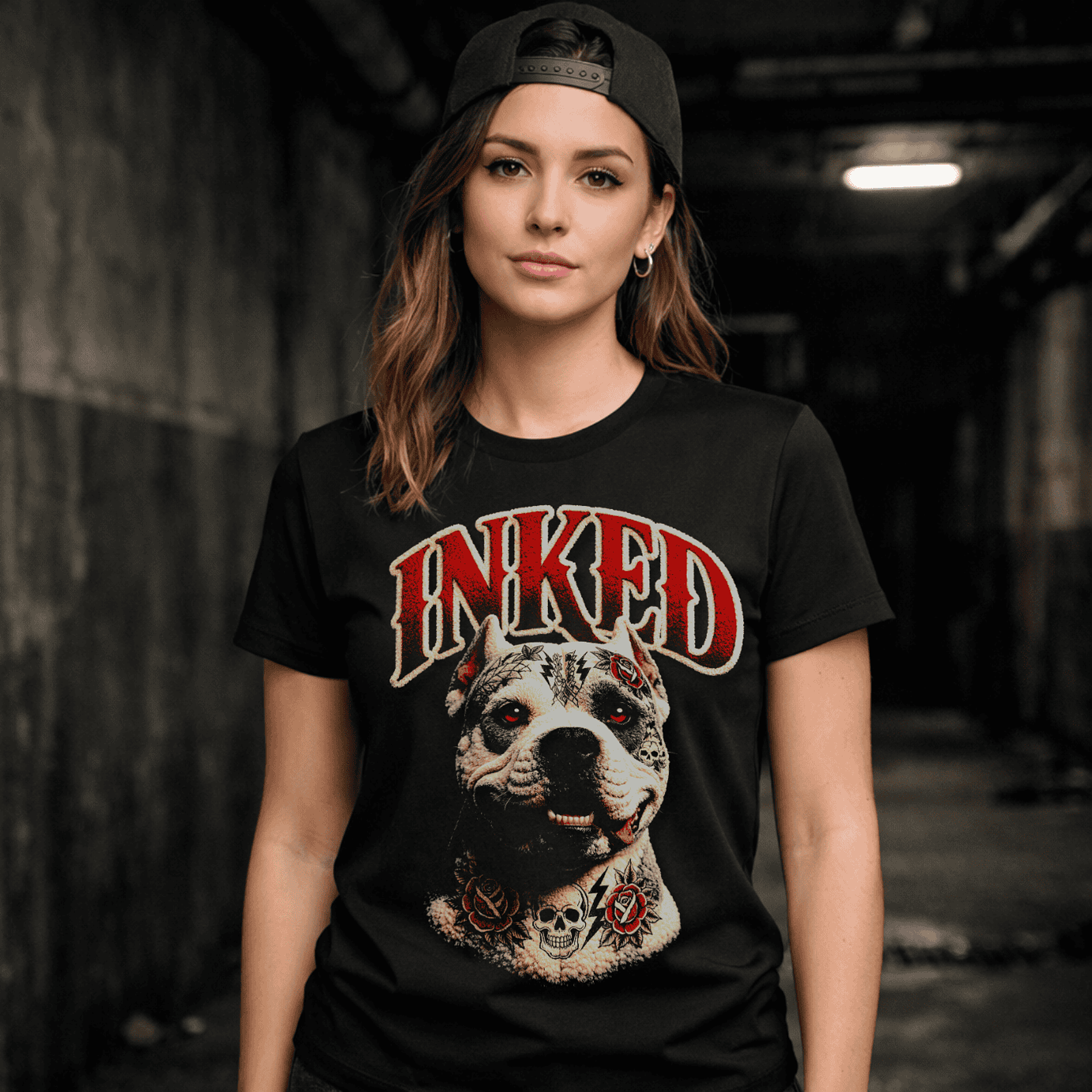 T-shirt Inked Pitbull – Edição Premium 1