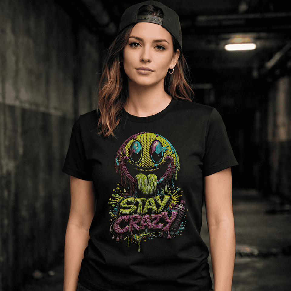 T-shirt Stay Crazy – Graffiti Edition 1