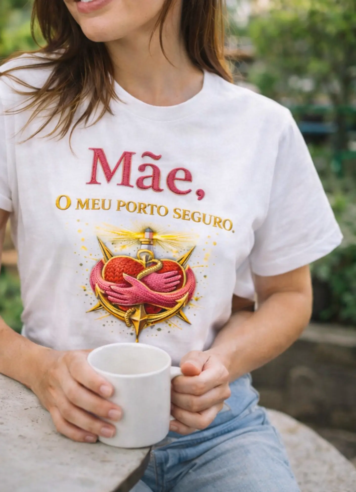 T-shirt Mãe | O Meu Porto Seguro 1