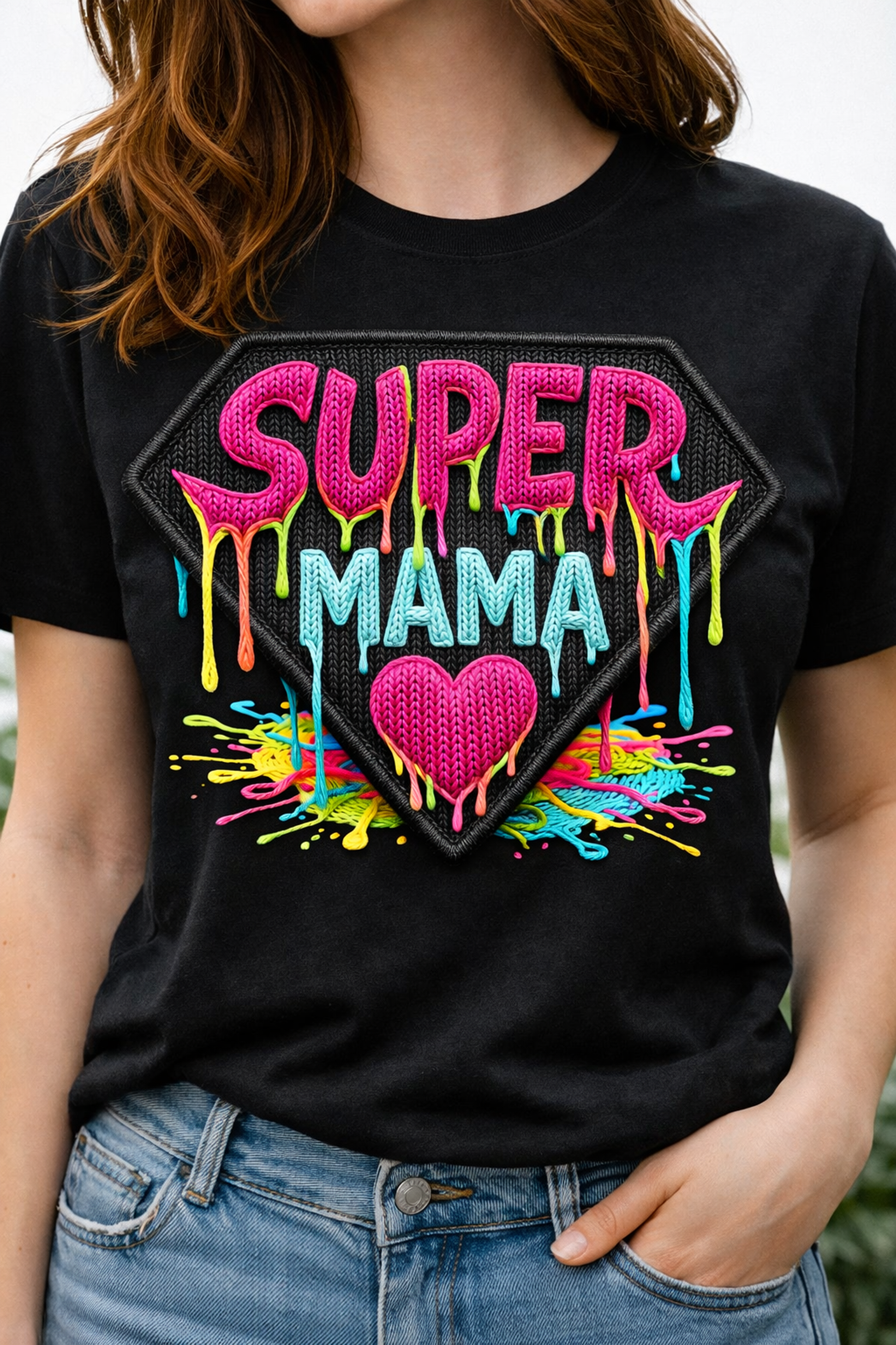 T-shirt Super Mamã | Presente Original para a Mãe 1