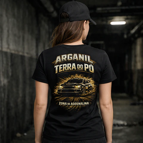 T-shirt Rally de Portugal Arganil | Terra do Pó Zona de Adrenalina