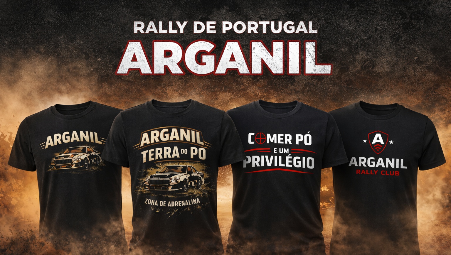 T-shirts Rally de Portugal Arganil