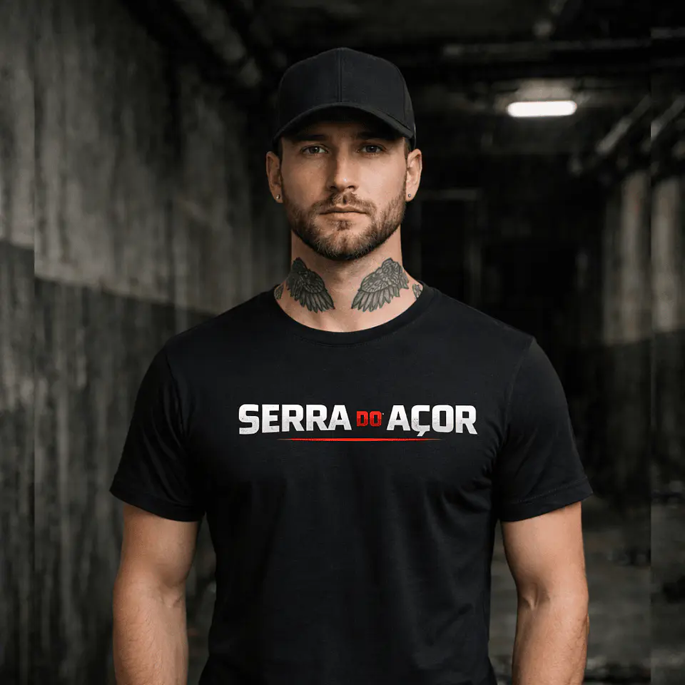 T-shirt Serra do Açor Rally Preta | Streetwear Arganil 2