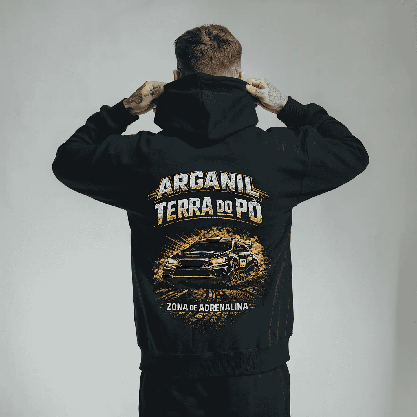 Hoodie Arganil Terra do Pó – Zona de Adrenalina Rally Portugal 1
