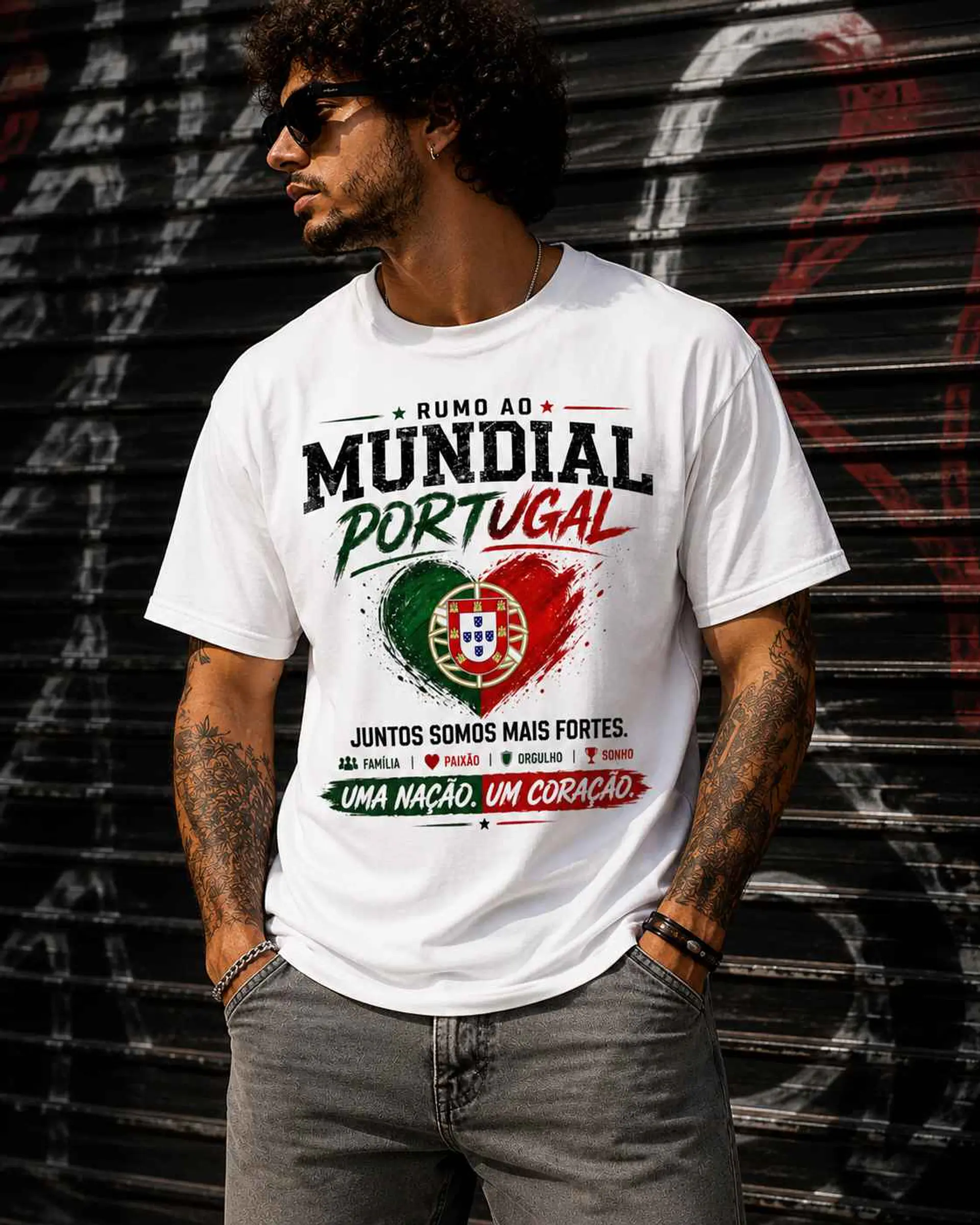 T-shirt Portugal 2026 – Uma Nação, Um Coração 1