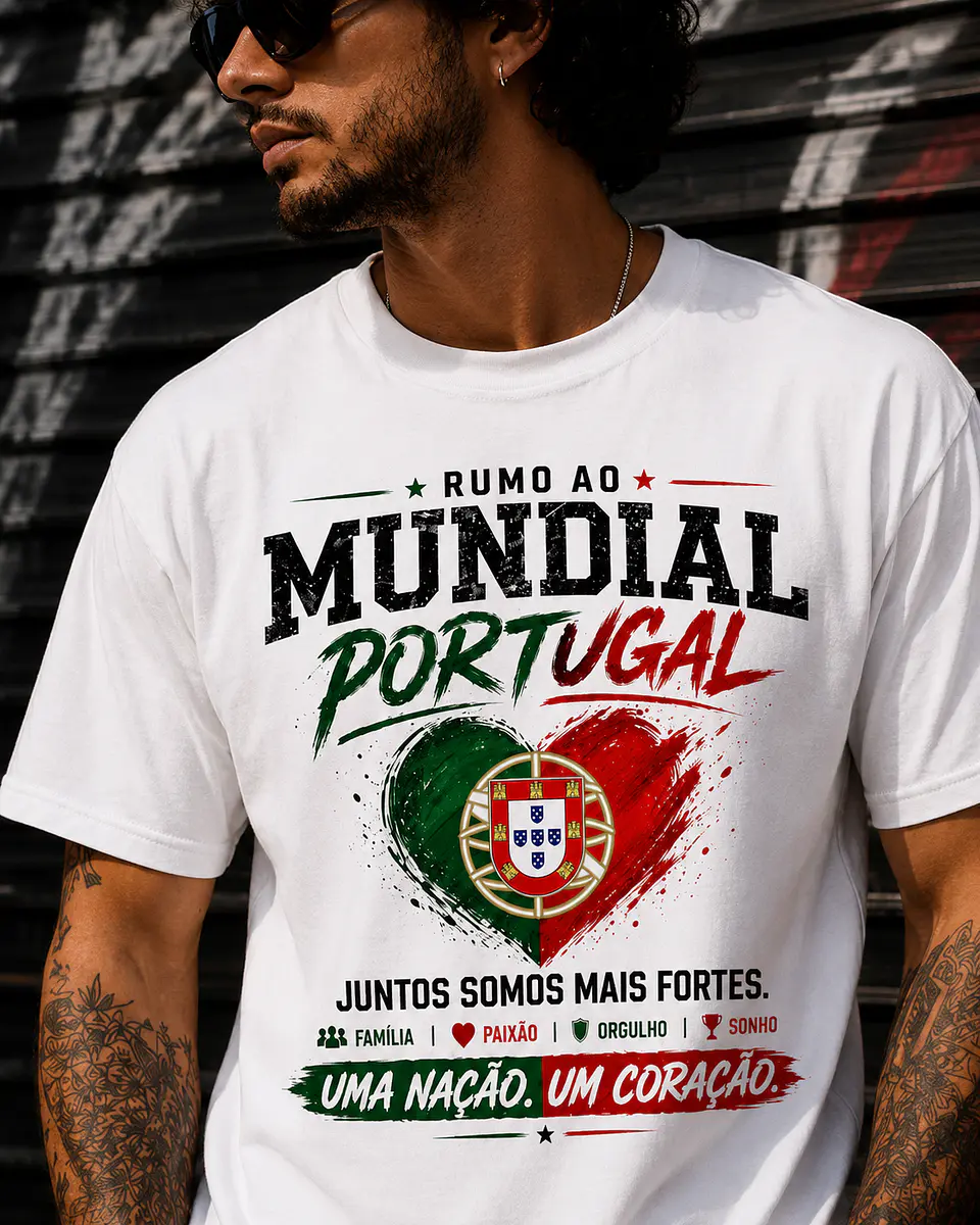 T-shirt Portugal 2026 – Uma Nação, Um Coração 2