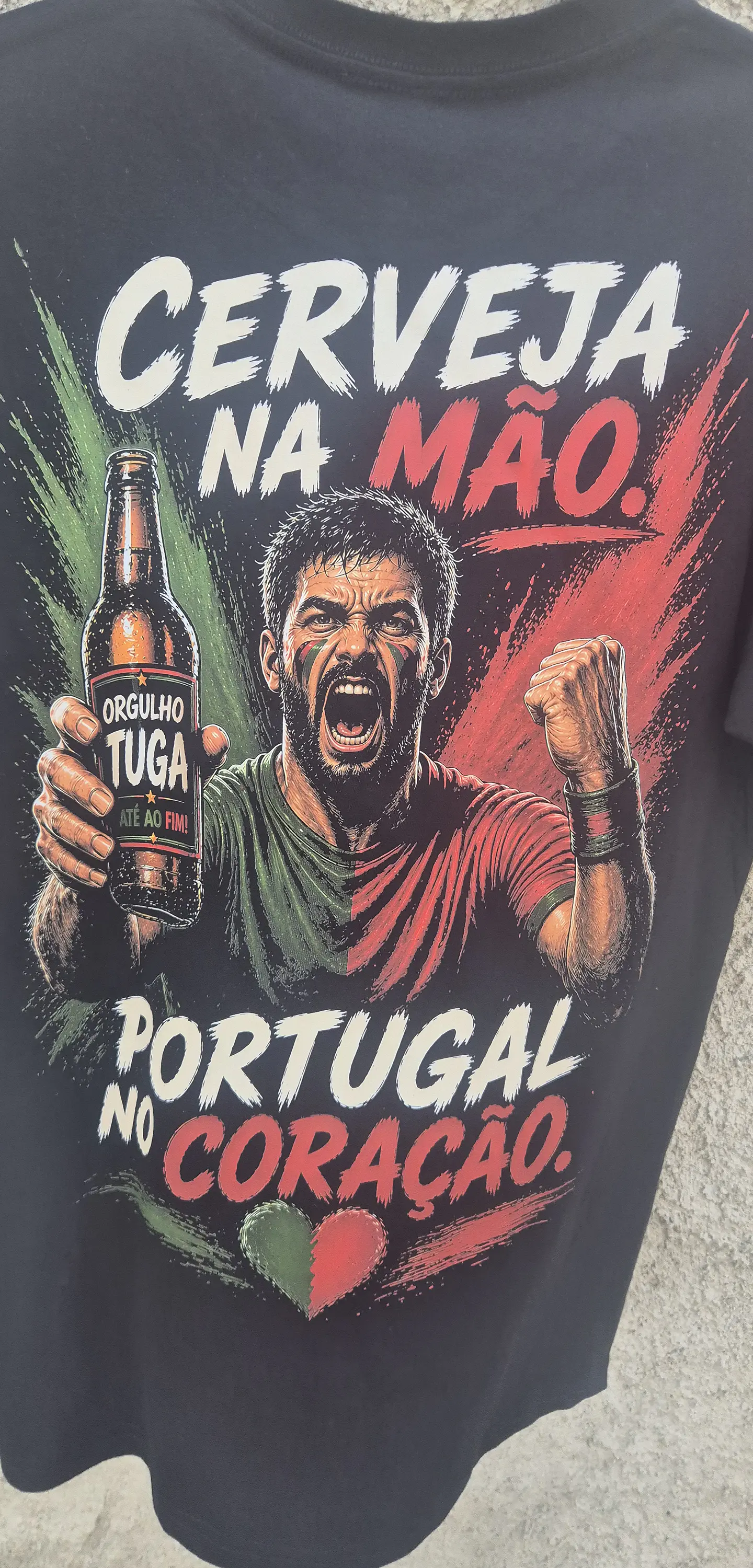 T-shirt Cerveja na Mão — Portugal 2026 3