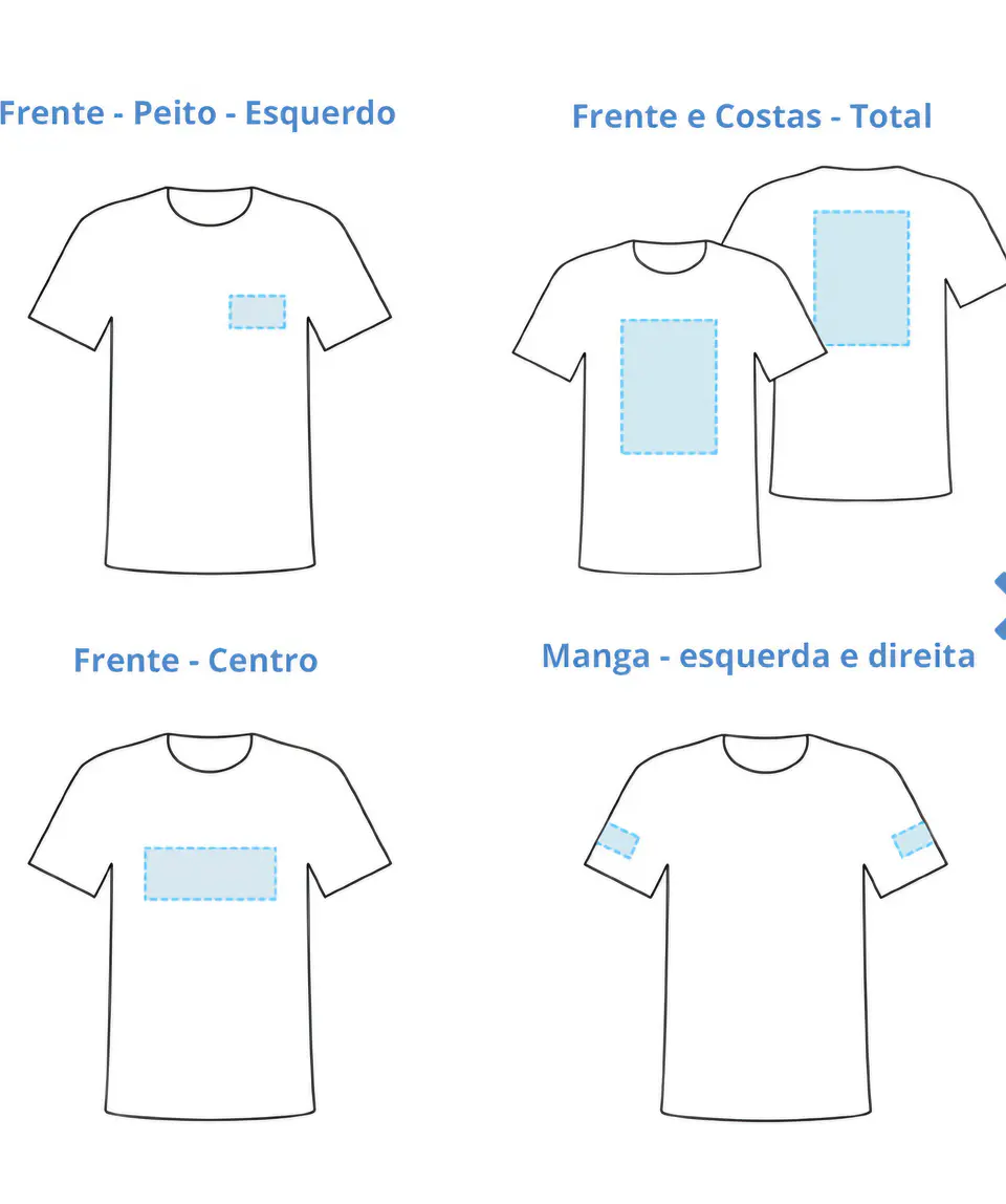 Pack 5 T-shirts Personalizadas Iguais — Foto ou Logótipo 2