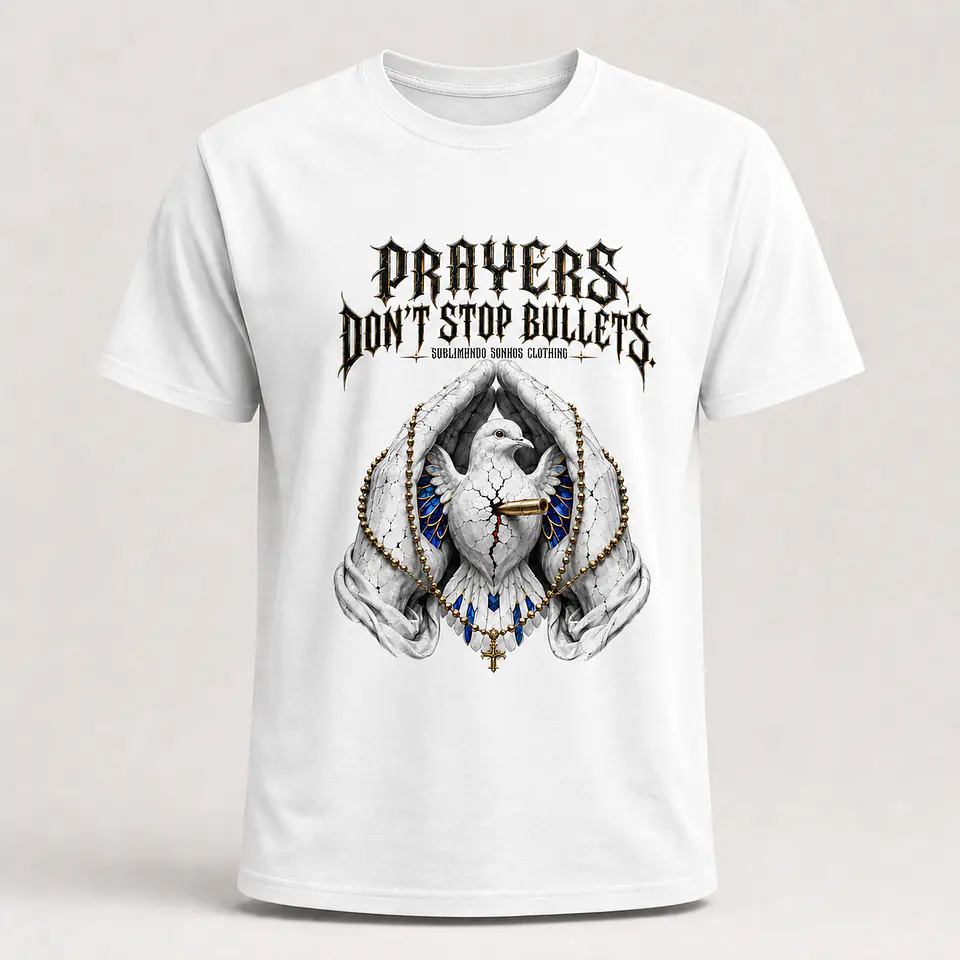 Prayers Don't Stop Bullets — T-shirt ou Sweat 1