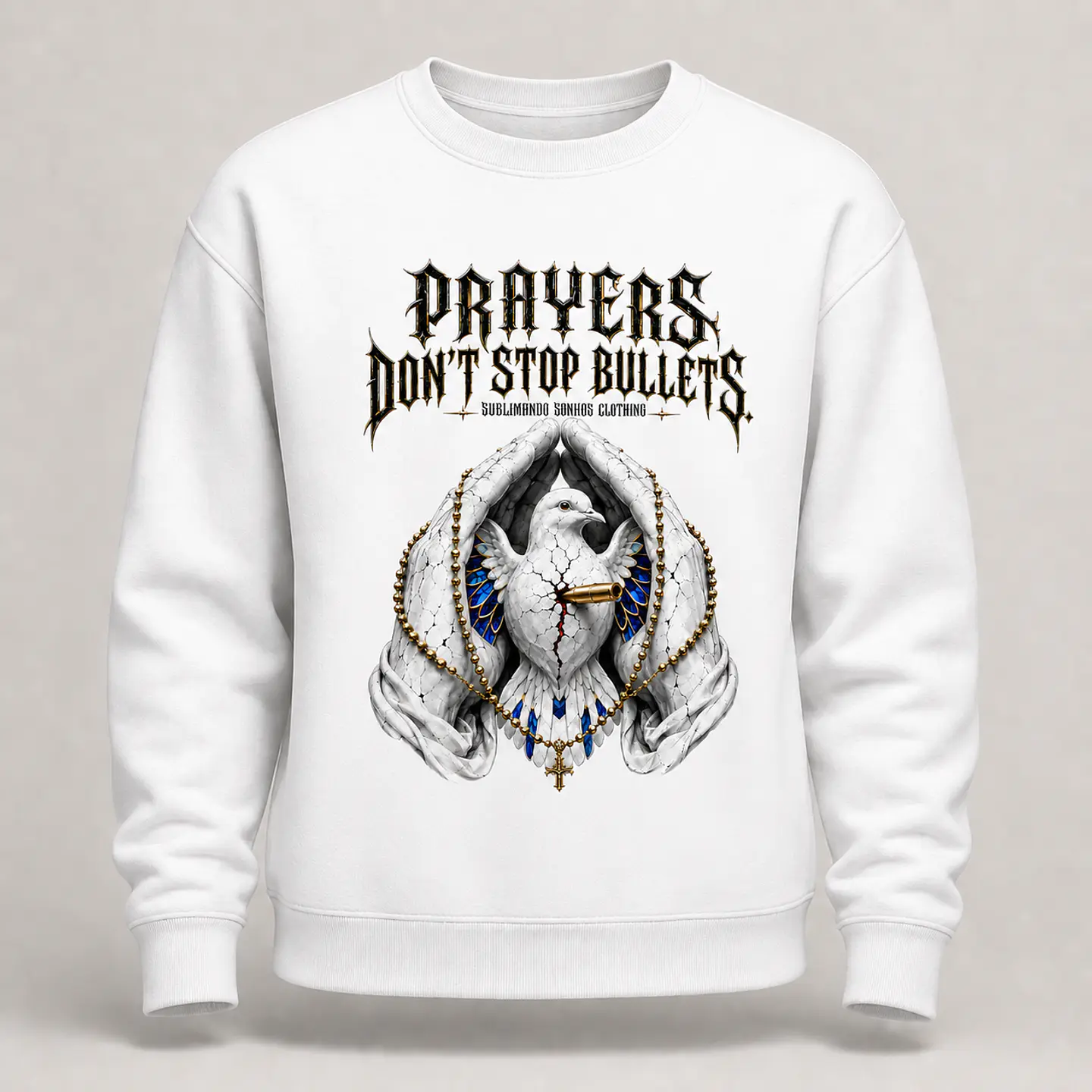 Prayers Don't Stop Bullets — T-shirt ou Sweat 2
