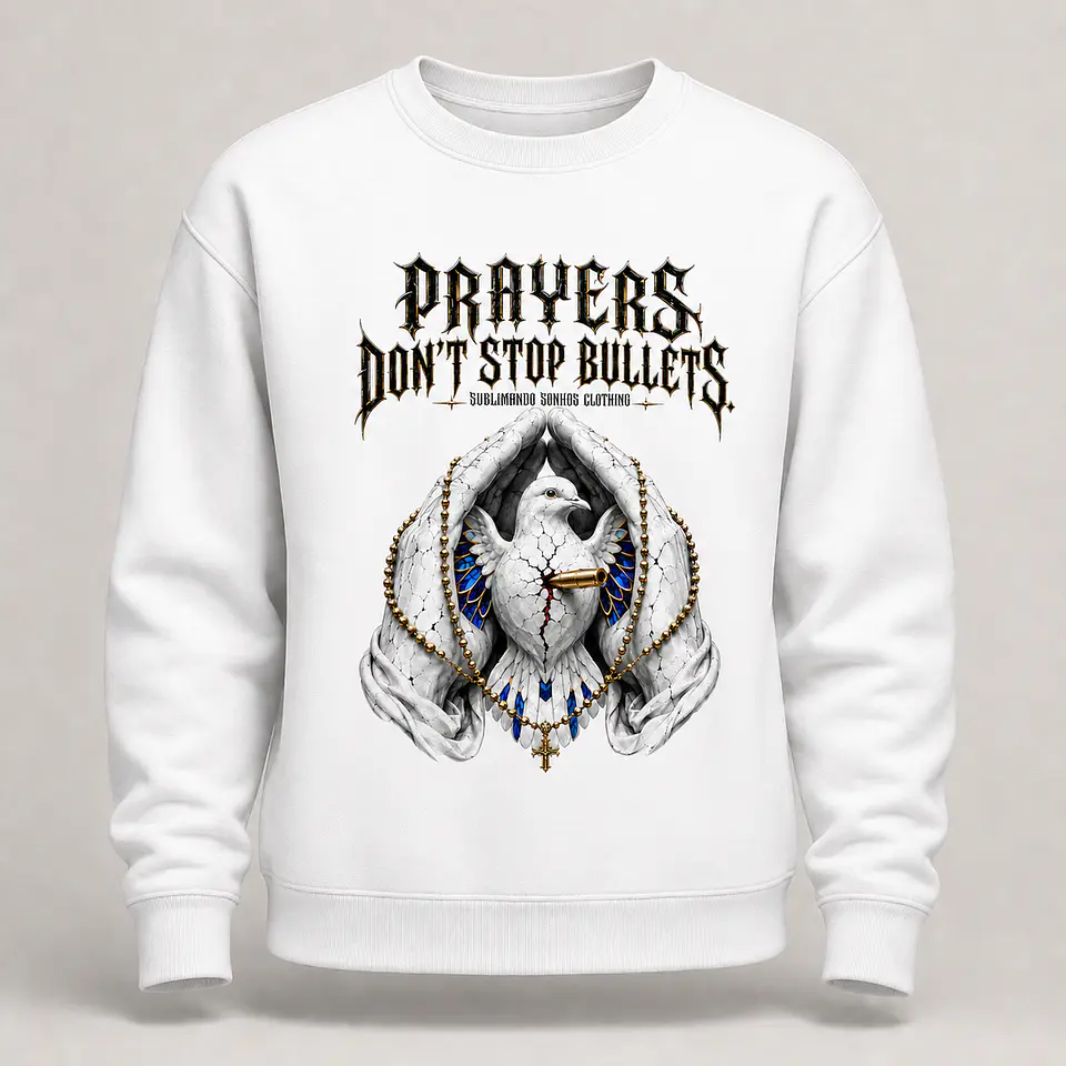 Prayers Don't Stop Bullets — T-shirt ou Sweat 2