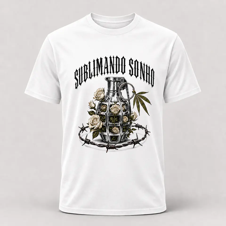 Granada e Rosas — T-shirt ou Sweat 1