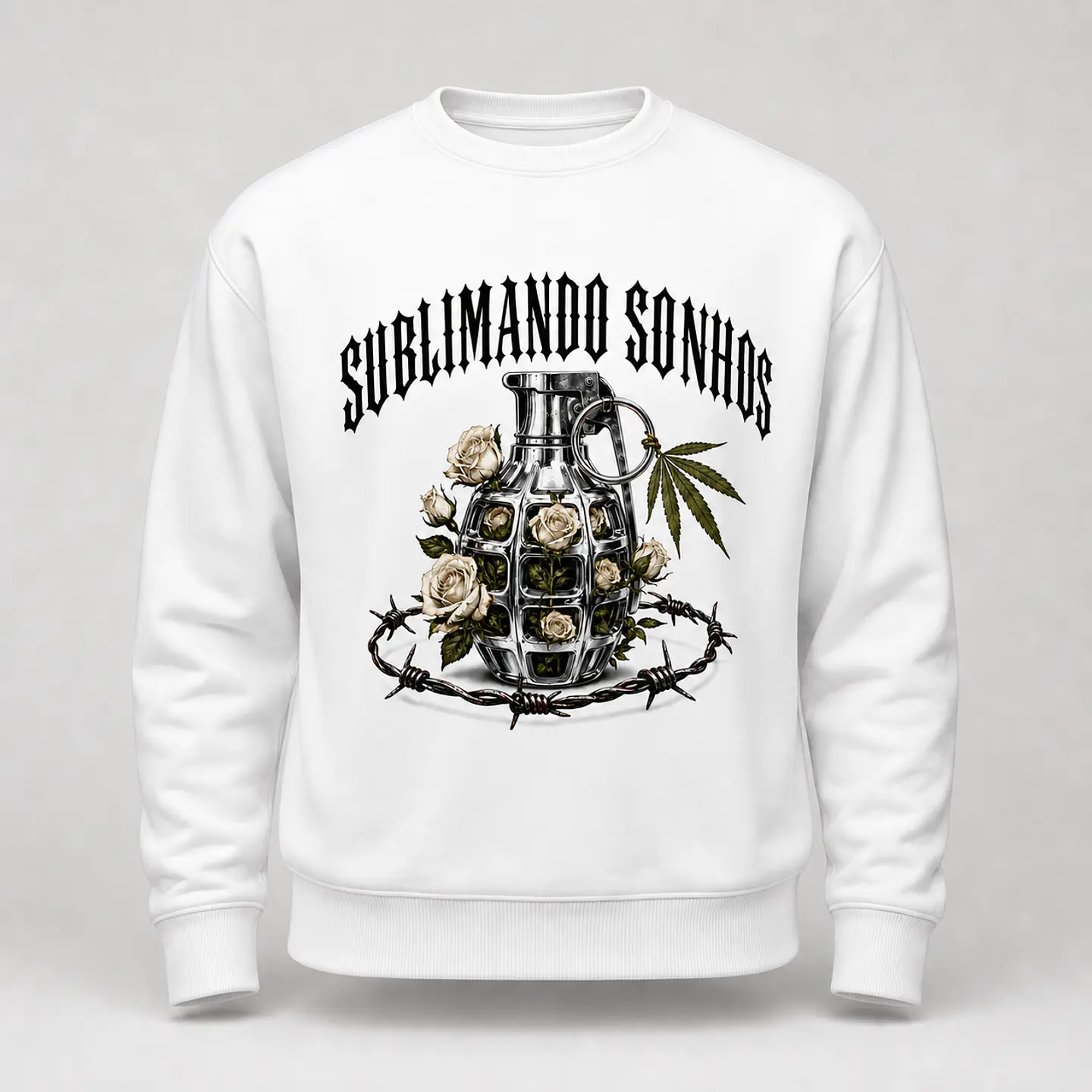 Granada e Rosas — T-shirt ou Sweat 2