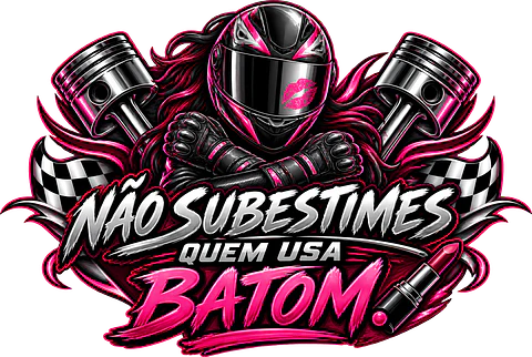 Autocolante Não Subestimes Quem Usa Batom