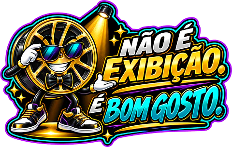 Autocolante Não é Exibição, é Bom Gosto