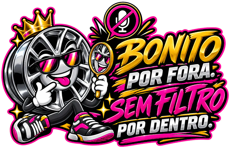 Autocolante Bonito por Fora, Sem Filtro por Dentro 1