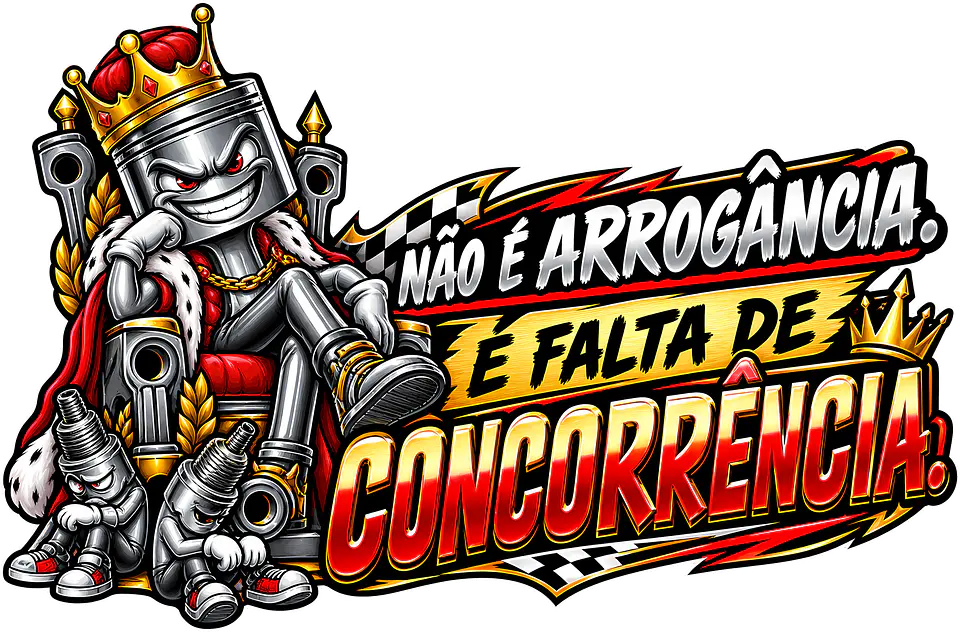 Autocolante Não é Arrogância, é Falta de Concorrência 1