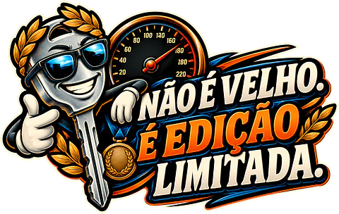 Autocolante Não é Velho, é Edição Limitada