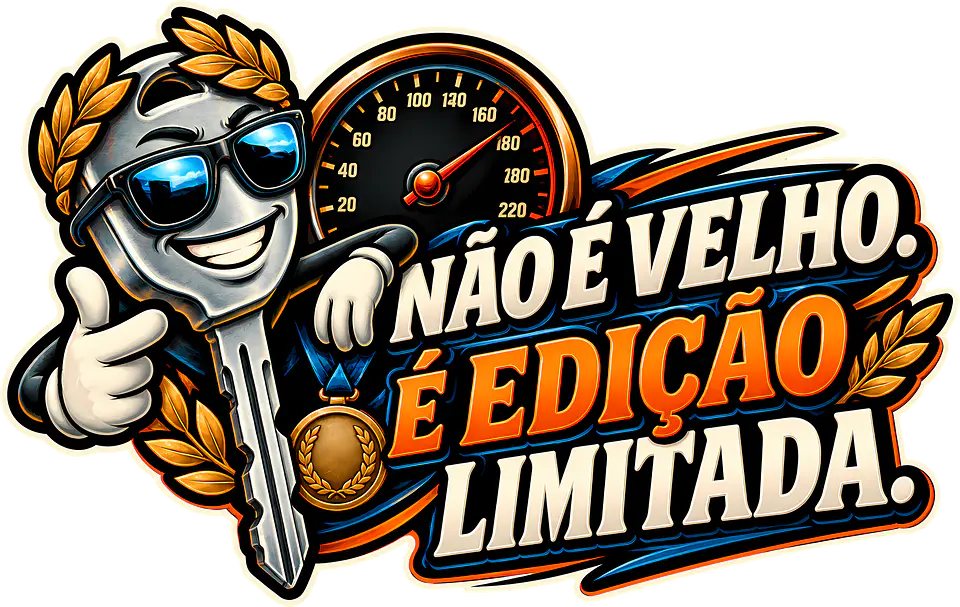 Autocolante Não é Velho, é Edição Limitada 1