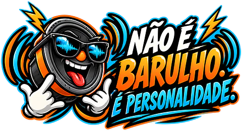 Autocolante Não é Barulho, é Personalidade