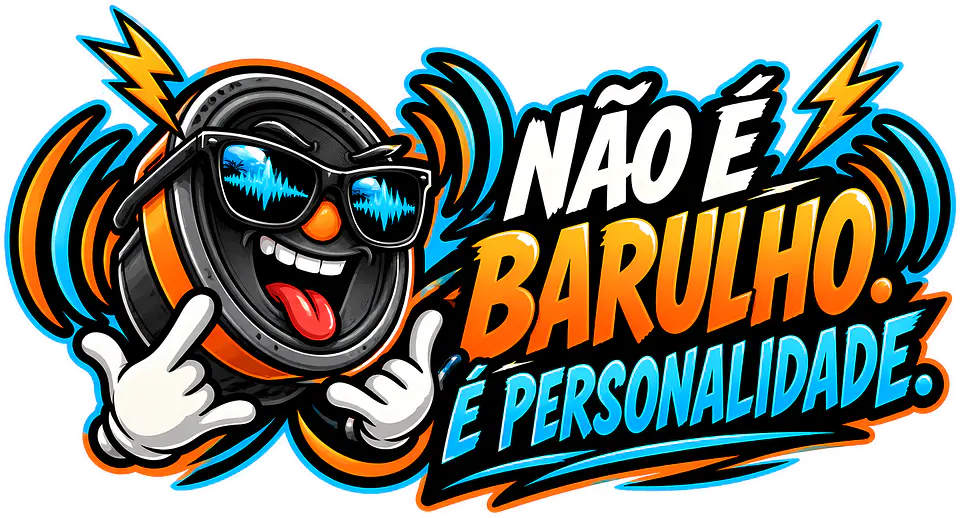 Autocolante Não é Barulho, é Personalidade 1
