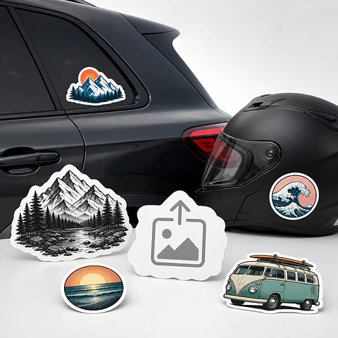 Autocolante Personalizado — Envia a Tua Imagem