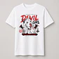 Devil Girl — T-shirt ou Sweat Branca - thumbnail 3
