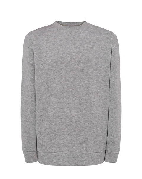 JT Sweatshirt Cr — Grey Melange — Sem Personalização