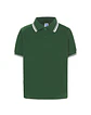 Polo Kid — Bottle Green - White — Sem Personalização - Thumbnail 1