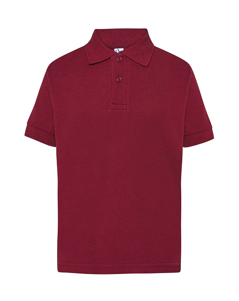 Polo Kid — Burgundy — Sem Personalização