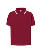 Polo Kid — Burgundy - White — Sem Personalização - Thumbnail 1
