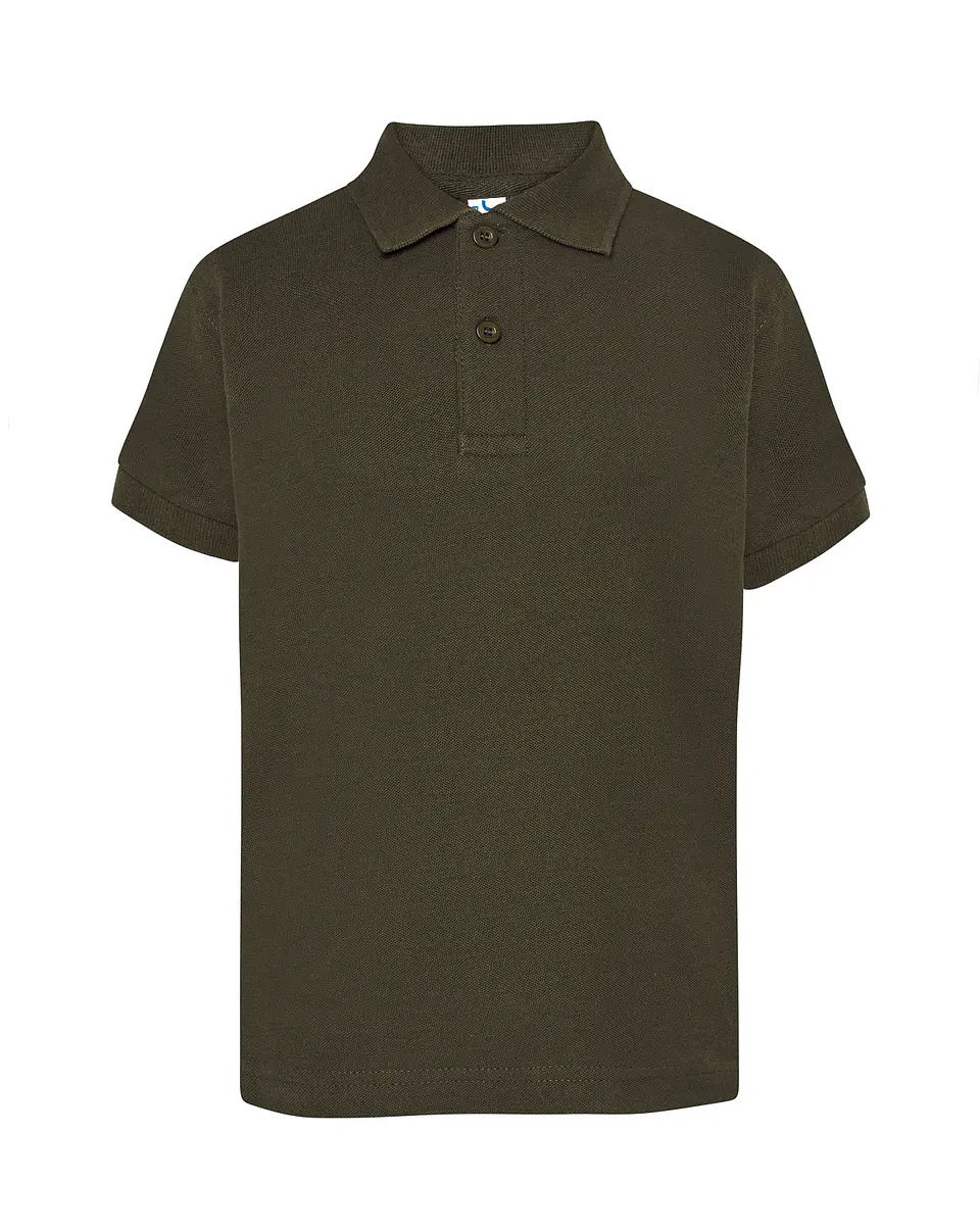 Polo Kid — Forest Green — Sem Personalização 1