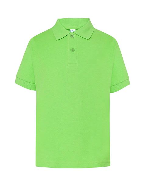 Polo Kid — Lime — Sem Personalização