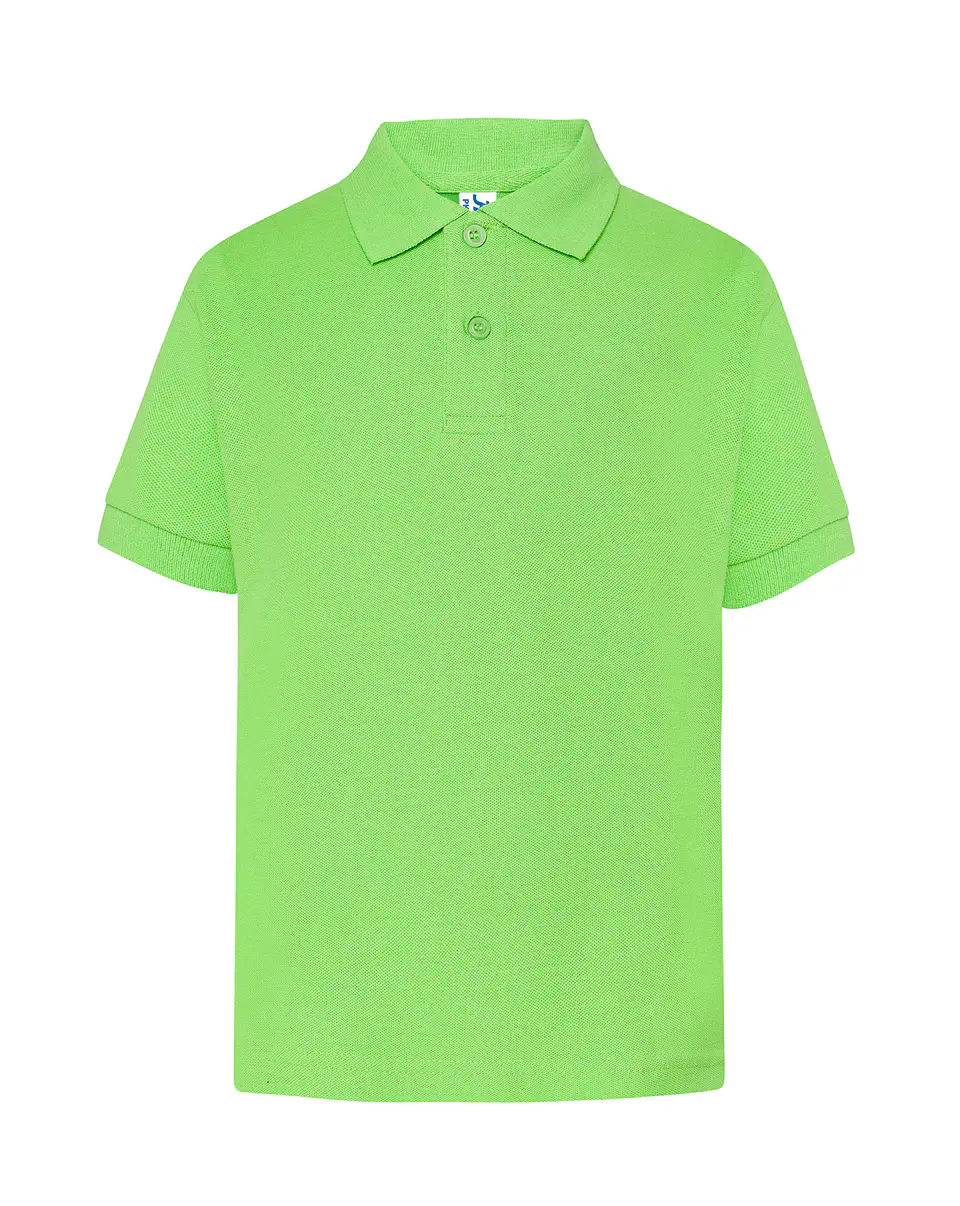 Polo Kid — Lime — Sem Personalização 1