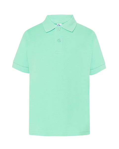 Polo Kid — Mint Green — Sem Personalização