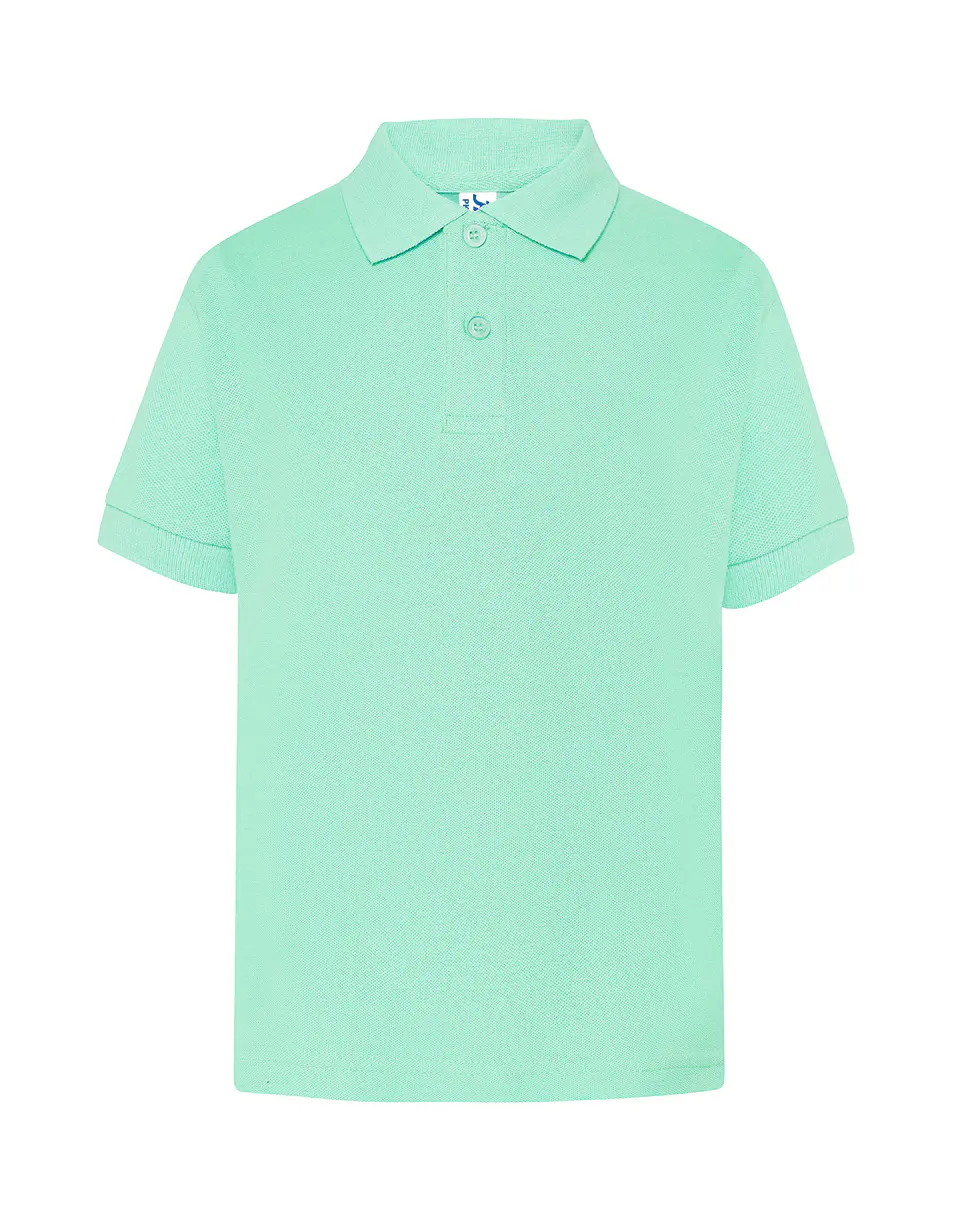 Polo Kid — Mint Green — Sem Personalização 1