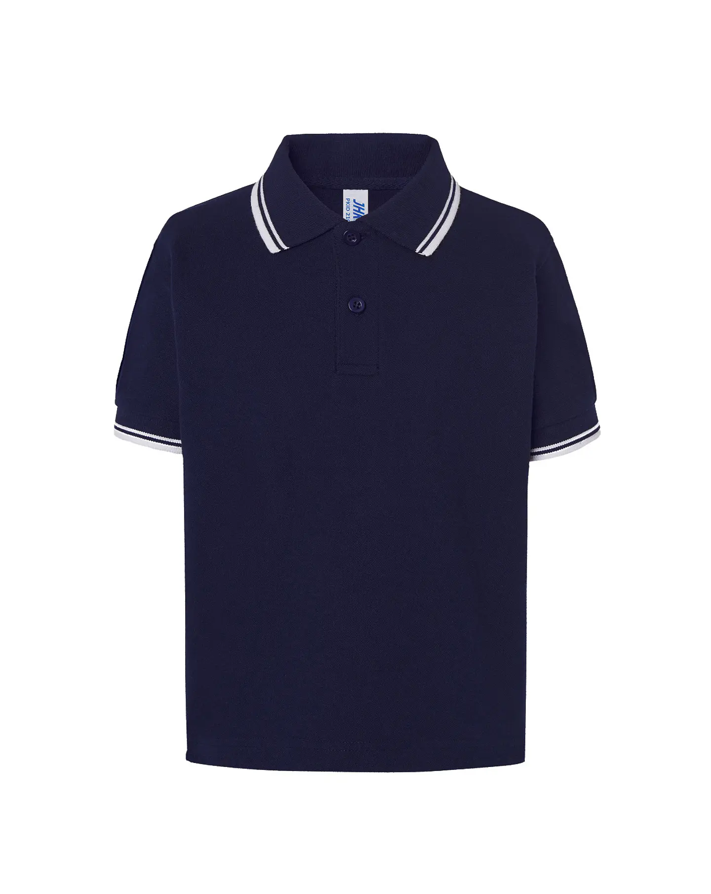 Polo Kid — Navy White — Sem Personalização 1