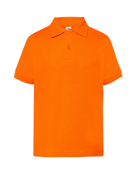 Polo Kid — Orange — Sem Personalização
