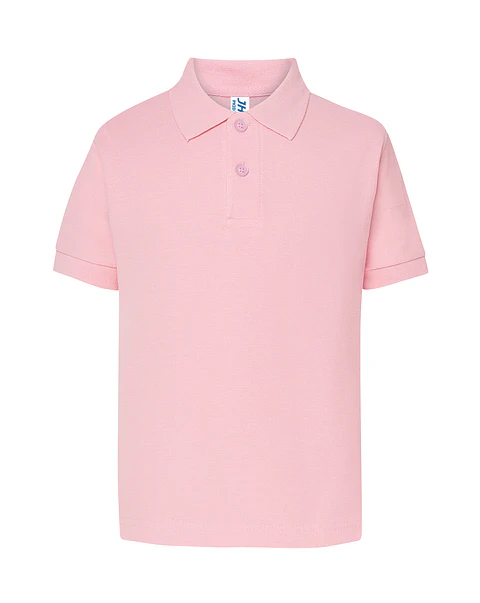Polo Kid — Pink — Sem Personalização