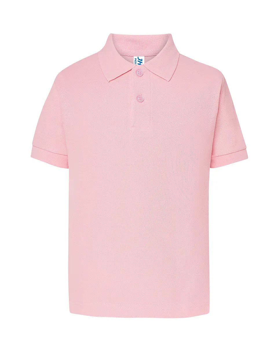 Polo Kid — Pink — Sem Personalização 1